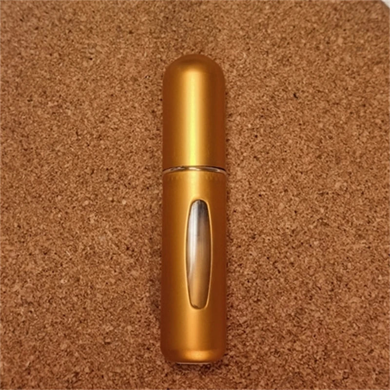 Portable Metal Perfume Bottle 5ml – Refillable Spray Atomizer for Fragrance Travel