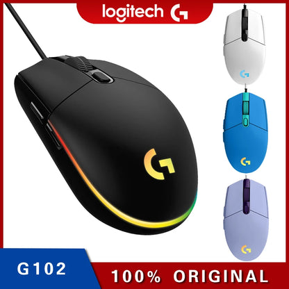 Logitech G102 LIGHTSPEED Gaming Mouse – 8000 DPI Wired, No Driver, Laptop Accessories