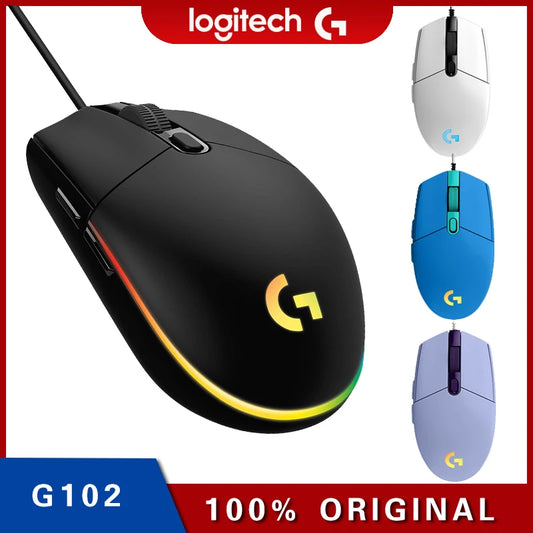 Logitech G102 LIGHTSPEED Gaming Mouse – 8000 DPI Wired, No Driver, Laptop Accessories