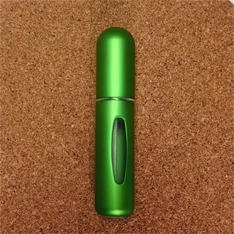 Portable Metal Perfume Bottle 5ml – Refillable Spray Atomizer for Fragrance Travel