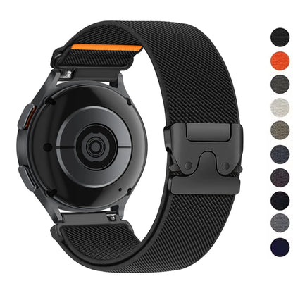 Justbart 20–22mm Klockband för Samsung och Huawei – Militärstil Parachute Bracelet  dam smartklocka android