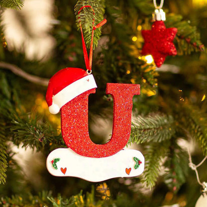 DIY Acrylic Letter Pendants – Christmas Tree Ornaments for Home & Navidad Decor