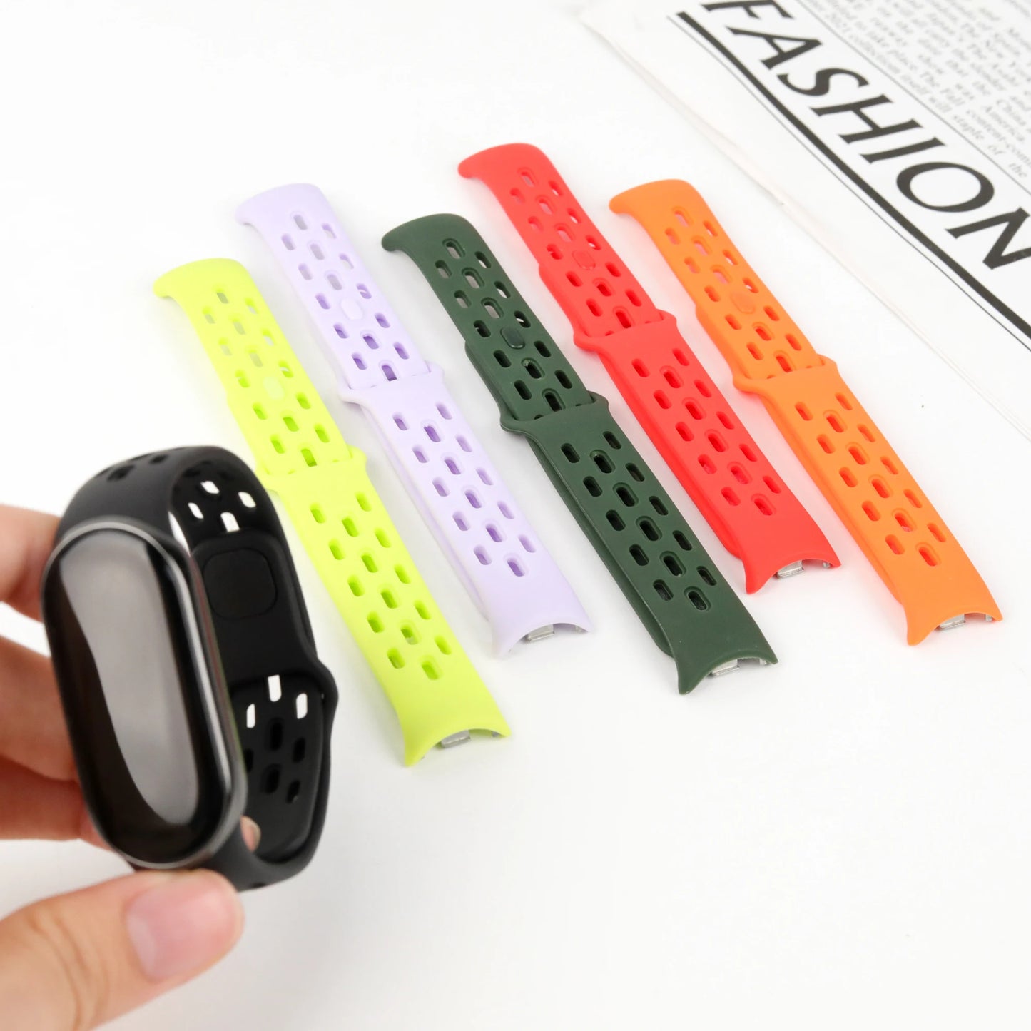Watch Strap for Xiaomi Mi Band 10 9 8 NFC Accessories Sport Silicone Bracelet Wristband belt pulseira correa miband Mi band 10