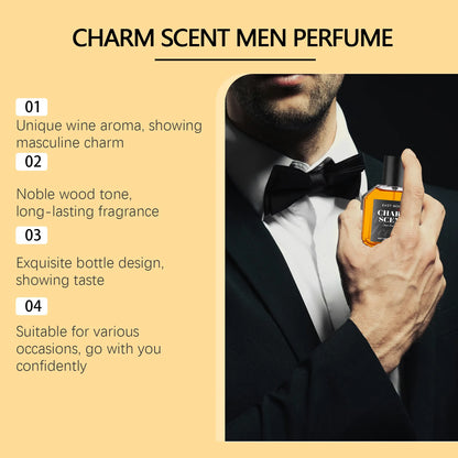 Sandalwood Men’s Perfume – Pheromone Spray, Long-Lasting, Attract Women, Romance Scent