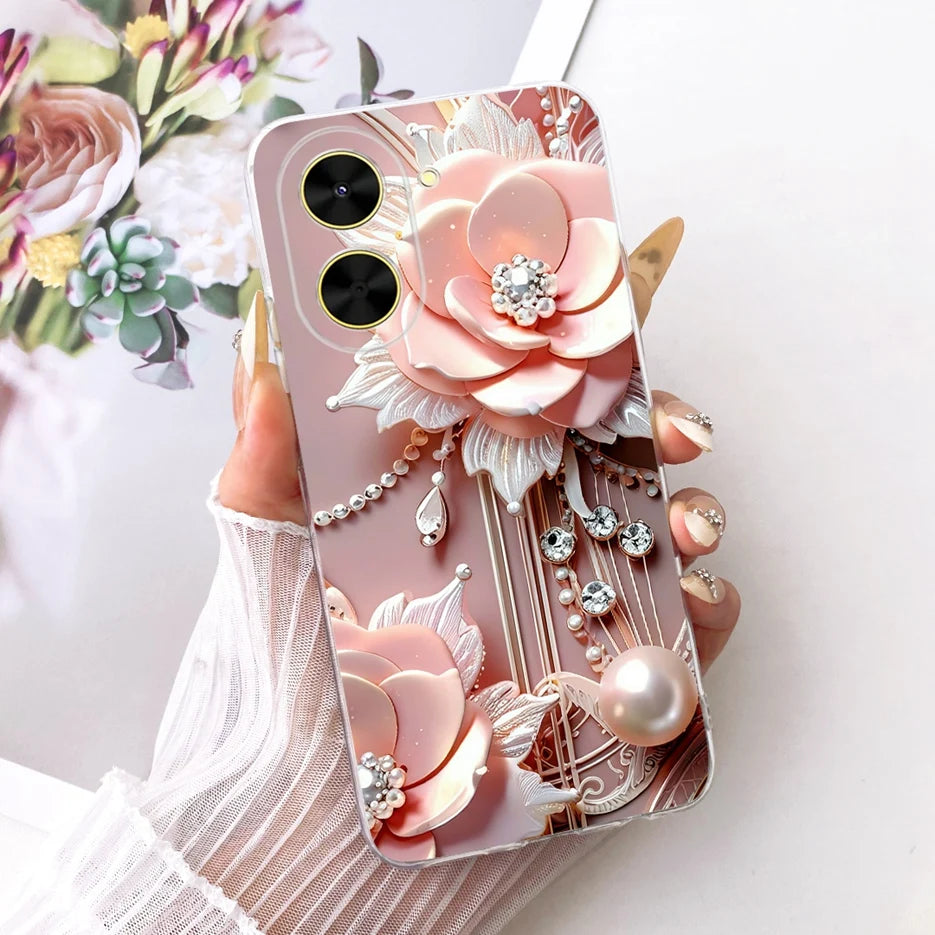 Xiaomi Redmi A5 4G / Poco C71 Case – Butterfly Painted Soft Silicone Phone Cover