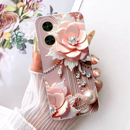Xiaomi Redmi A5 4G / Poco C71 Case – Butterfly Painted Soft Silicone Phone Cover