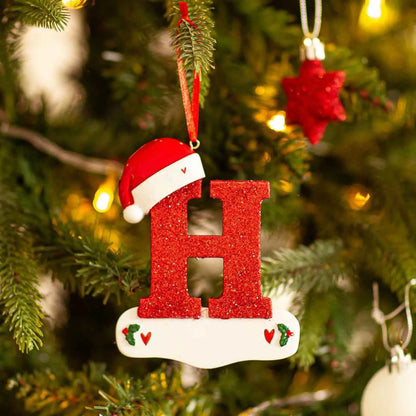 DIY Acrylic Letter Pendants – Christmas Tree Ornaments for Home & Navidad Decor