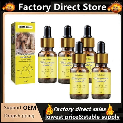 Natural Pheromone Oil 1/3/5PCS – Attraction Perfume for Men & Women
