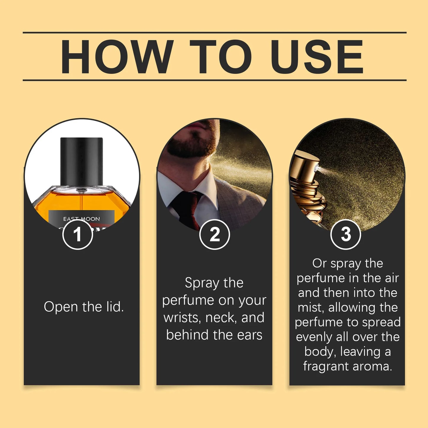 Sandalwood Men’s Perfume – Pheromone Spray, Long-Lasting, Attract Women, Romance Scent