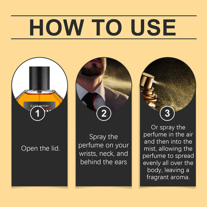 Sandalwood Men’s Perfume – Pheromone Spray, Long-Lasting, Attract Women, Romance Scent