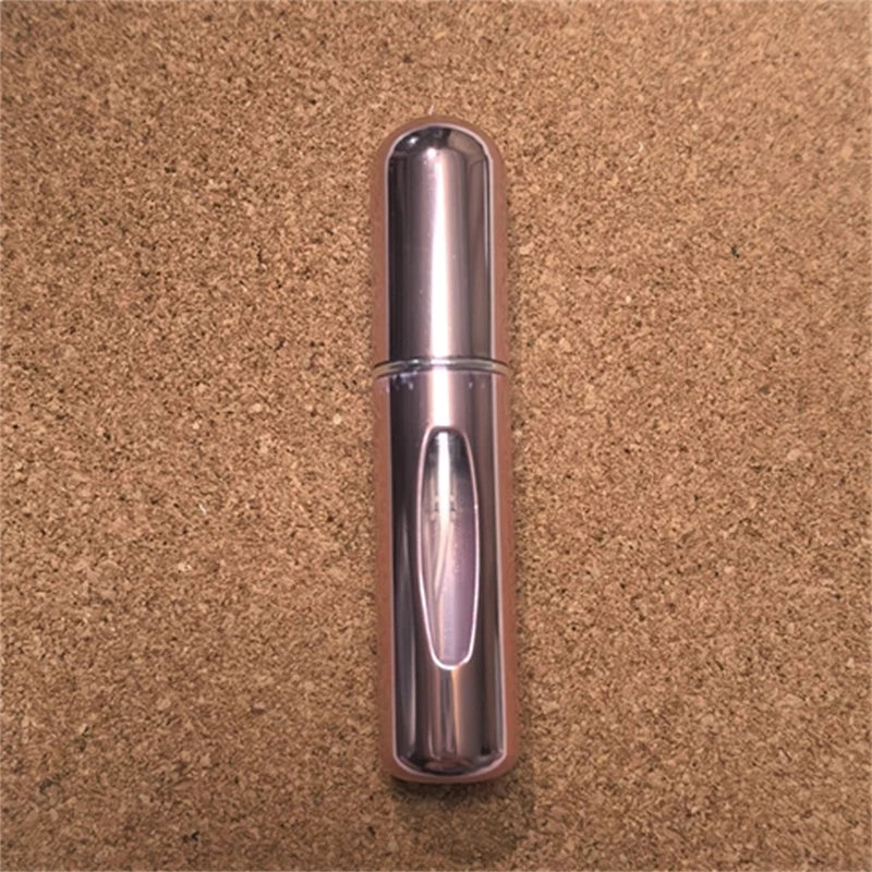 Portable Metal Perfume Bottle 5ml – Refillable Spray Atomizer for Fragrance Travel