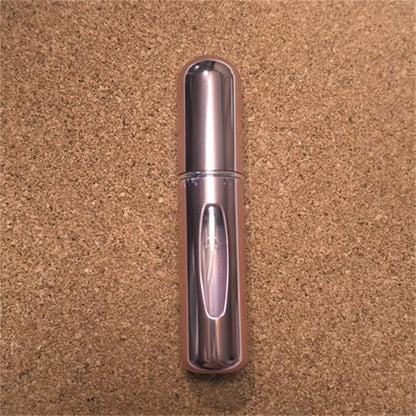 Portable Metal Perfume Bottle 5ml – Refillable Spray Atomizer for Fragrance Travel