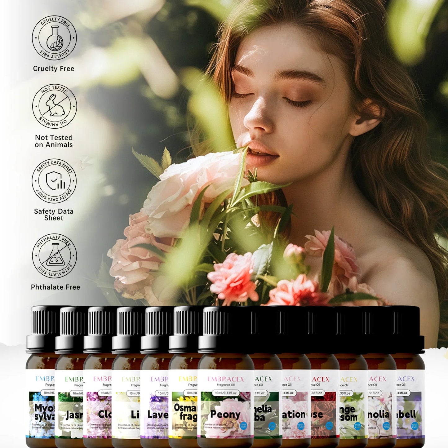Women’s Floral Perfume Oils – 21 Types Essential Oils for Body, Skincare & Gifts