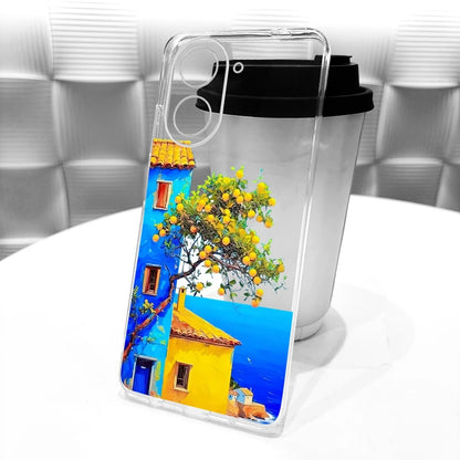 Xiaomi Redmi A5 4G / Poco C71 Case – Butterfly Painted Soft Silicone Phone Cover