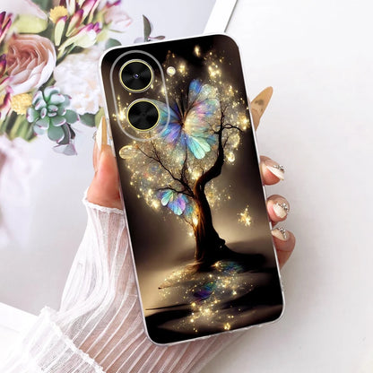 Xiaomi Redmi A5 4G / Poco C71 Case – Butterfly Painted Soft Silicone Phone Cover