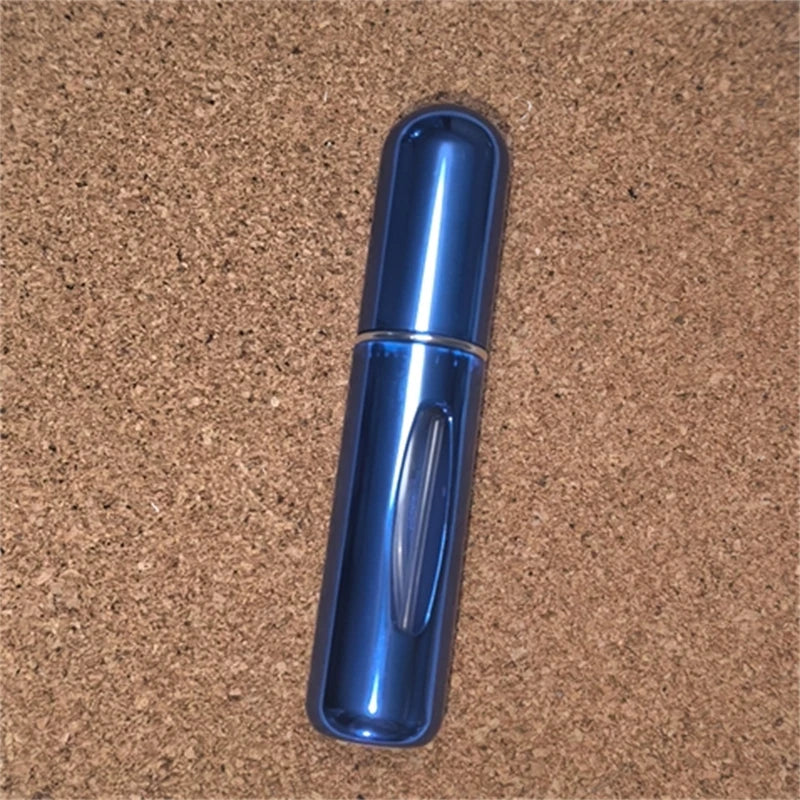 Portable Metal Perfume Bottle 5ml – Refillable Spray Atomizer for Fragrance Travel