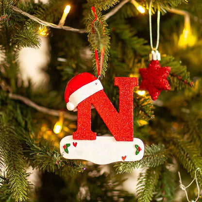 DIY Acrylic Letter Pendants – Christmas Tree Ornaments for Home & Navidad Decor