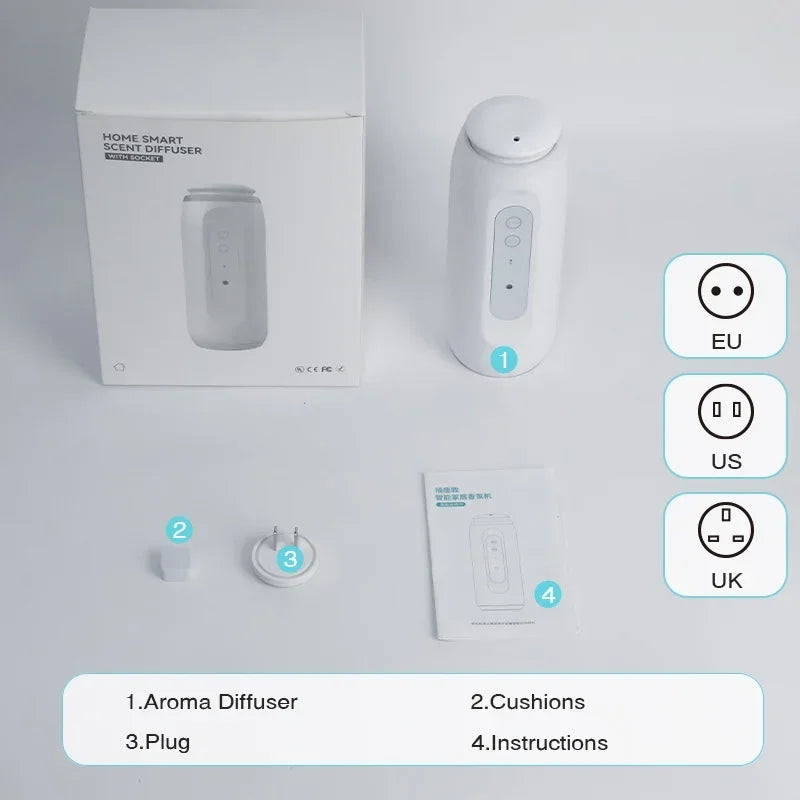 Namste Bluetooth Aroma Diffuser – 300m³ Wall-Mounted Home Essential Oil Air Freshener