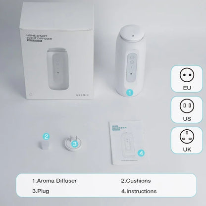 Namste Bluetooth Aroma Diffuser – 300m³ Wall-Mounted Home Essential Oil Air Freshener