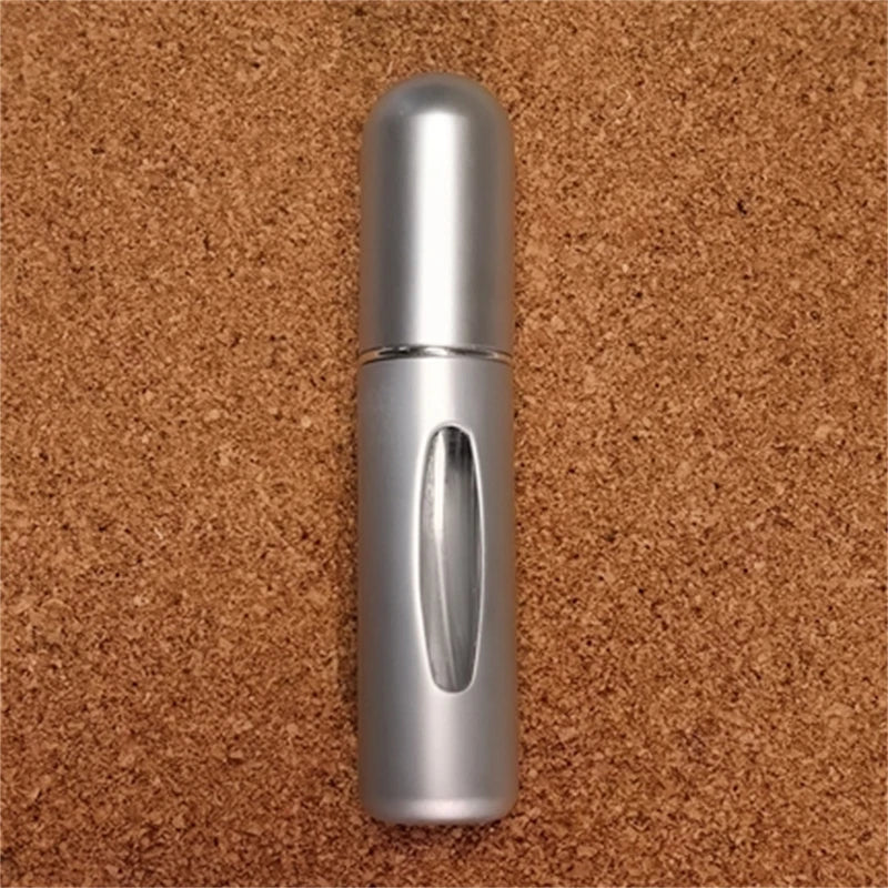 Portable Metal Perfume Bottle 5ml – Refillable Spray Atomizer for Fragrance Travel