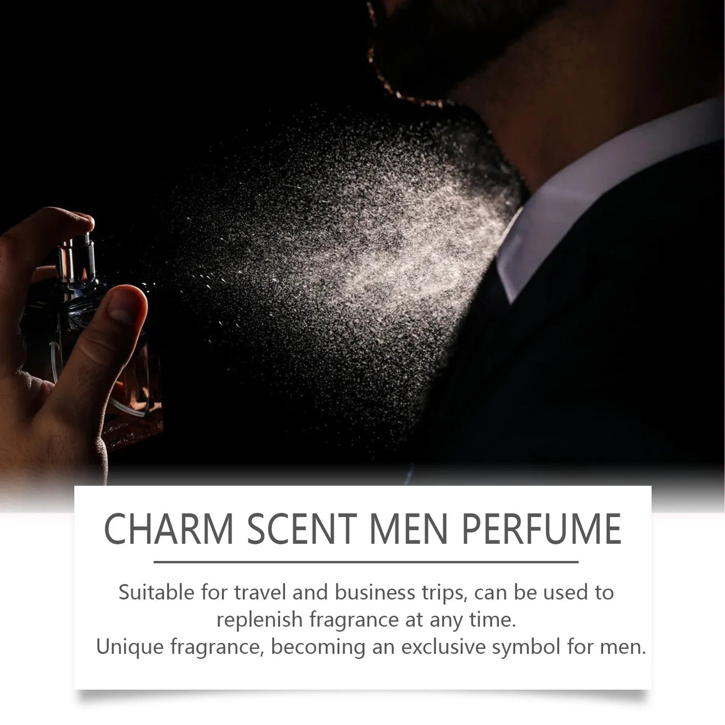 Sandalwood Men’s Perfume – Pheromone Spray, Long-Lasting, Attract Women, Romance Scent