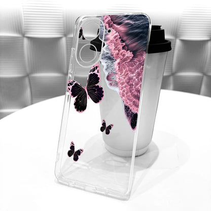 Xiaomi Redmi A5 4G / Poco C71 Case – Butterfly Painted Soft Silicone Phone Cover