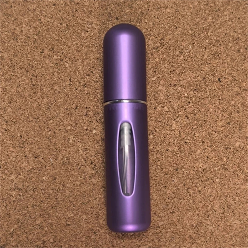 Portable Metal Perfume Bottle 5ml – Refillable Spray Atomizer for Fragrance Travel