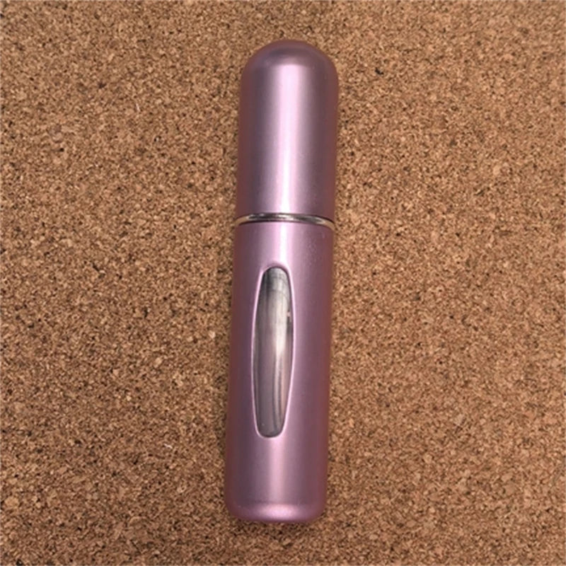 Portable Metal Perfume Bottle 5ml – Refillable Spray Atomizer for Fragrance Travel