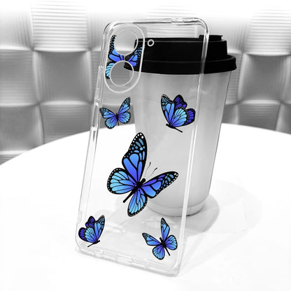 Xiaomi Redmi A5 4G / Poco C71 Case – Butterfly Painted Soft Silicone Phone Cover