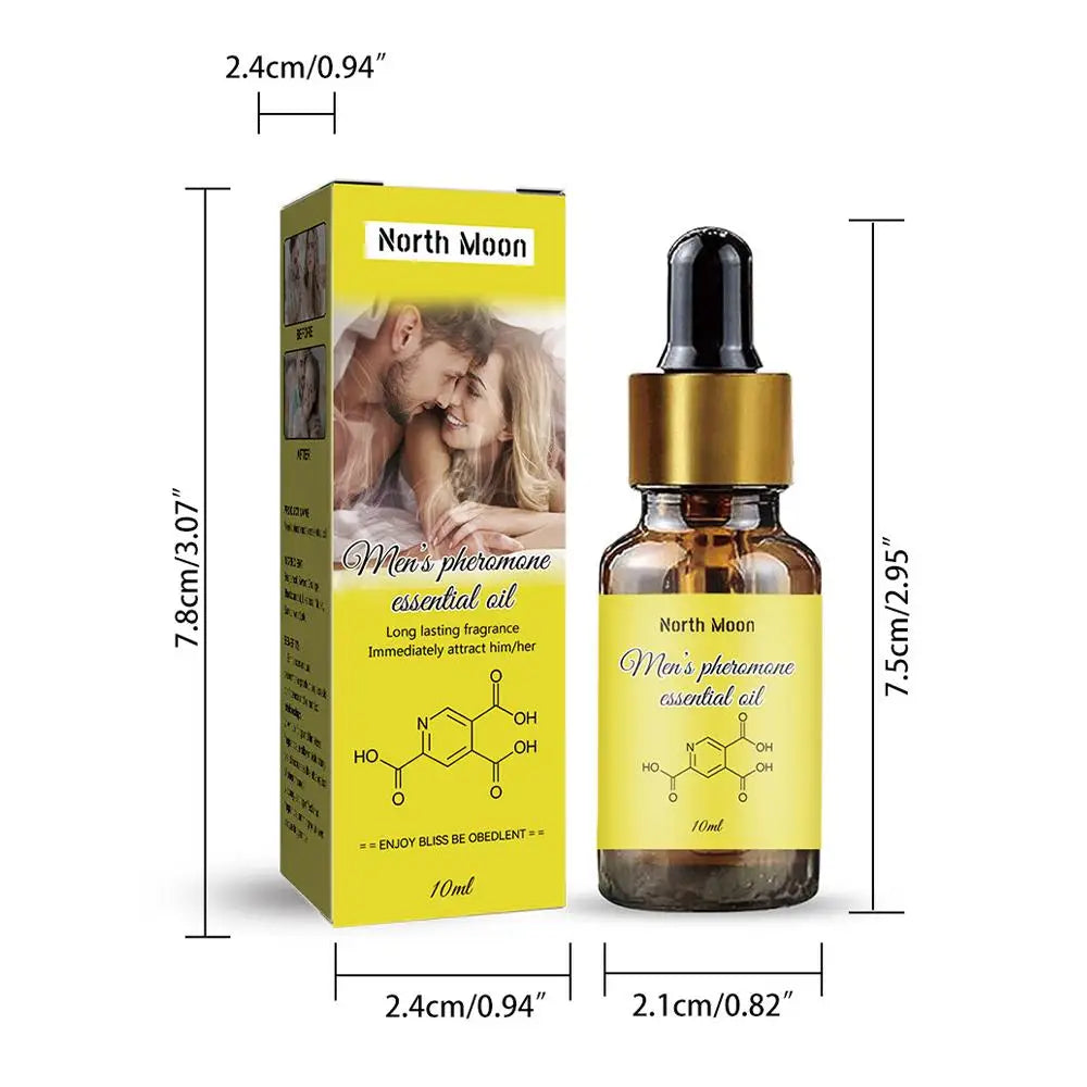 Natural Pheromone Oil 1/3/5PCS – Attraction Perfume for Men & Women