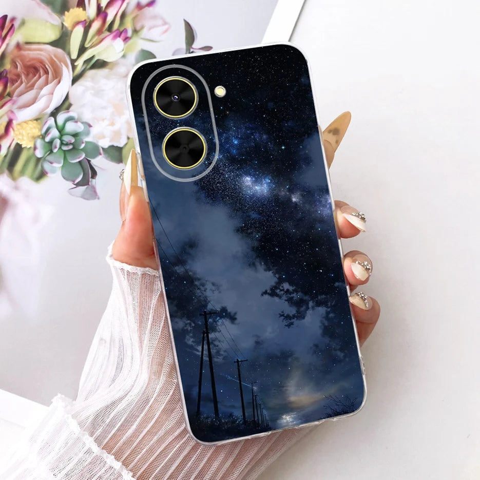 Xiaomi Redmi A5 4G / Poco C71 Case – Butterfly Painted Soft Silicone Phone Cover
