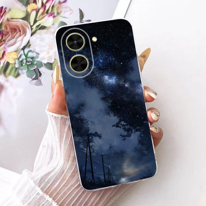Xiaomi Redmi A5 4G / Poco C71 Case – Butterfly Painted Soft Silicone Phone Cover