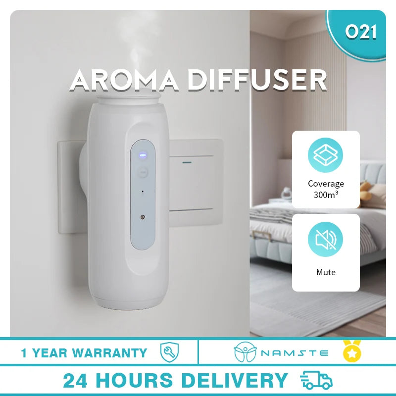 Namste Bluetooth Aroma Diffuser – 300m³ Wall-Mounted Home Essential Oil Air Freshener