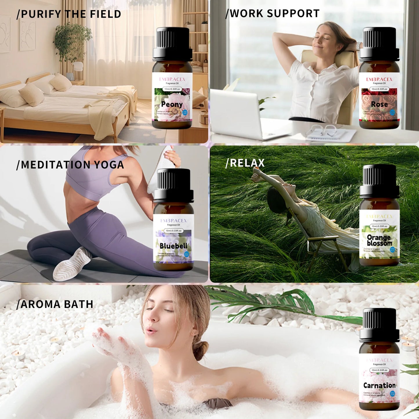 Women’s Floral Perfume Oils – 21 Types Essential Oils for Body, Skincare & Gifts