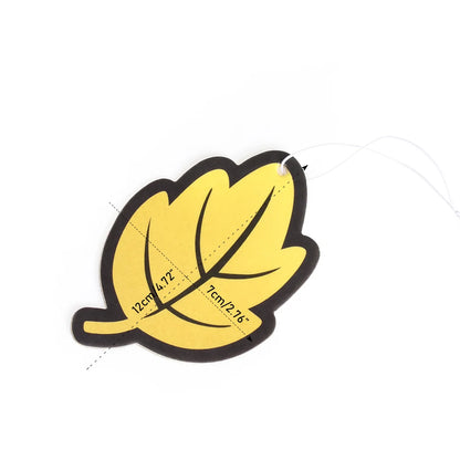 Natural Car Air Freshener Set – 6/3PCS Vanilla Scent Tea Paper Leaf Hanging Fragrance