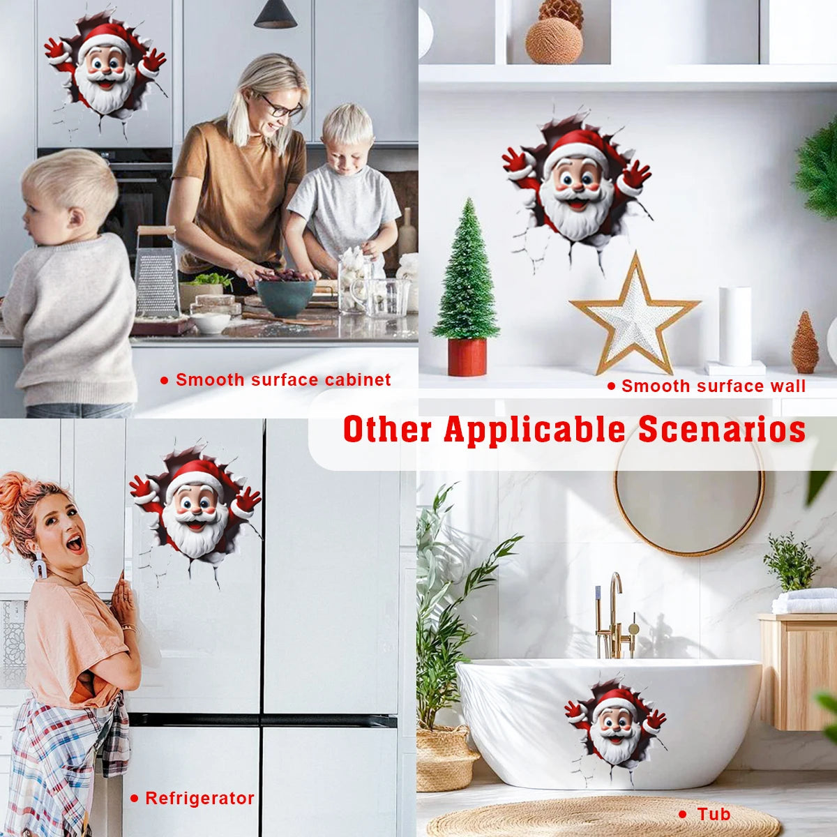Christmas Toilet Decal – Merry Christmas 2025 Home Ornament, New Year Gift Idea
