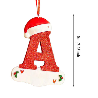 DIY Acrylic Letter Pendants – Christmas Tree Ornaments for Home & Navidad Decor