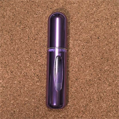 Portable Metal Perfume Bottle 5ml – Refillable Spray Atomizer for Fragrance Travel