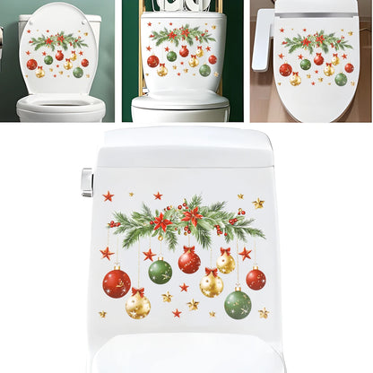 Christmas Toilet Decal – Merry Christmas 2025 Home Ornament, New Year Gift Idea