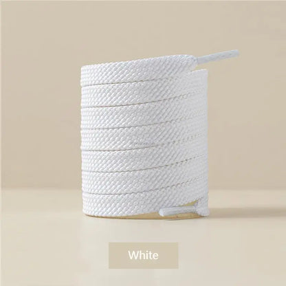 1Pair Fabric Flat Shoe laces Classic Shoelaces for Sneakers White Black Shoelace Quality Laces Shoes 100/120/140/160CM Strings