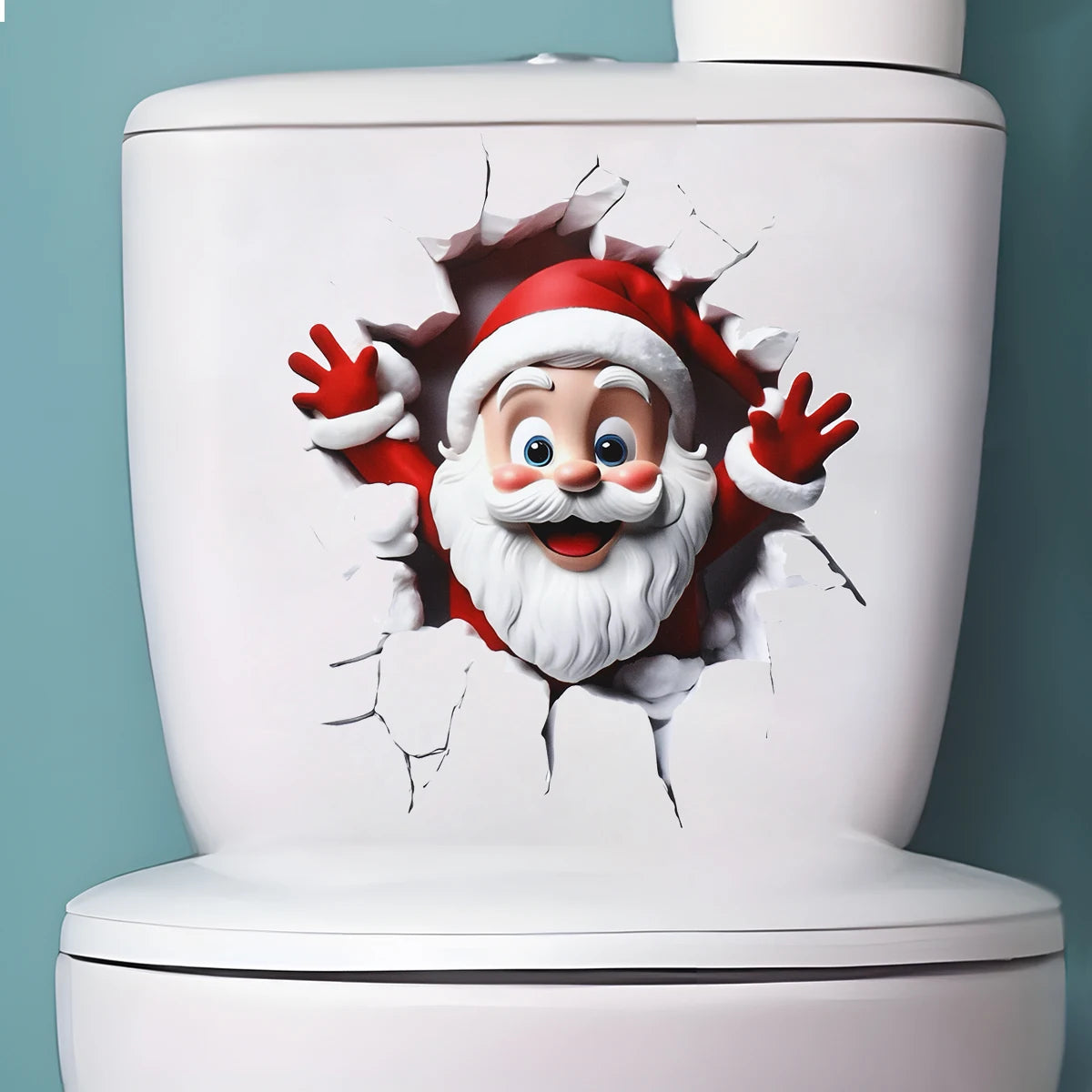 Christmas Toilet Decal – Merry Christmas 2025 Home Ornament, New Year Gift Idea