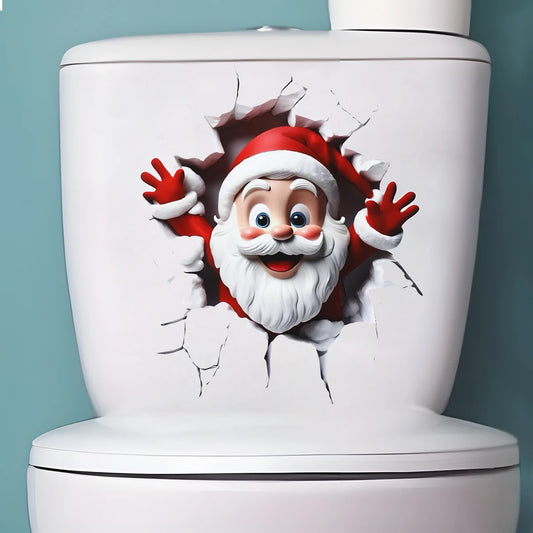 Christmas Toilet Decal – Merry Christmas 2025 Home Ornament, New Year Gift Idea