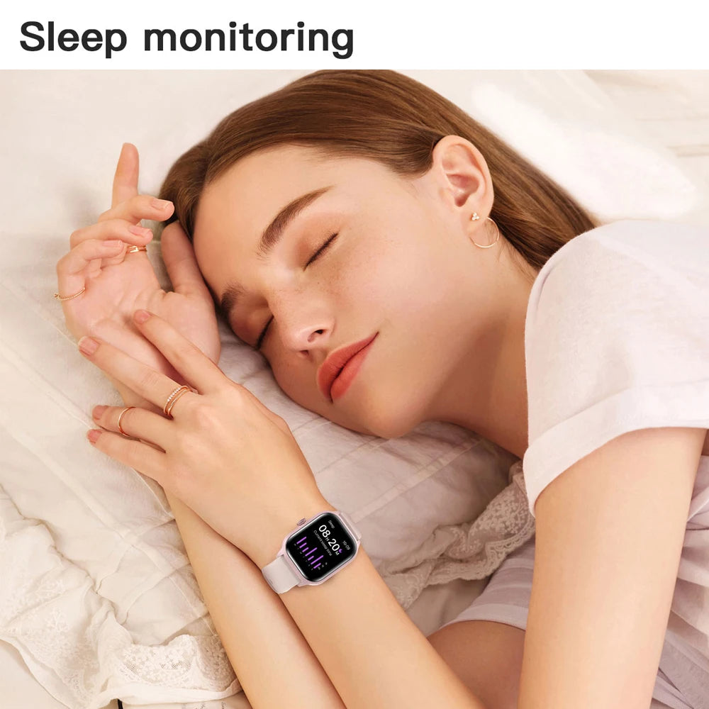 LEMFO LT10 Smartklocka 2024 Android Present Bluetooth Samtal Smartklocka 2024 Pekskärm Musik Fitness Tracker Sportklockor