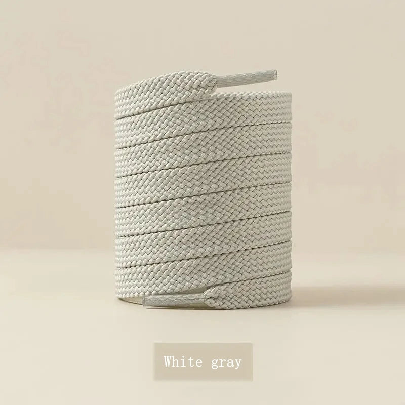 1Pair Fabric Flat Shoe laces Classic Shoelaces for Sneakers White Black Shoelace Quality Laces Shoes 100/120/140/160CM Strings