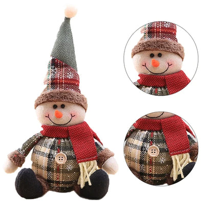 Merry Christmas Santa Doll – 2025 Home Table Decoration & New Year 2026 Ornament