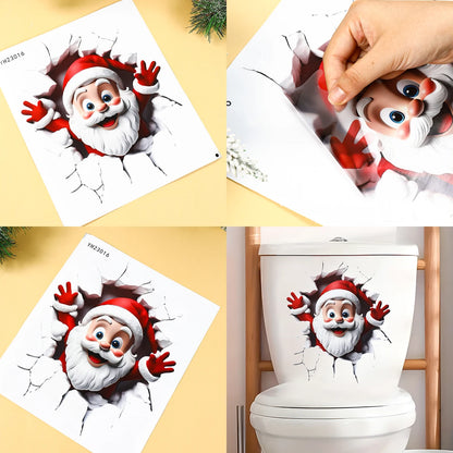 Christmas Toilet Decal – Merry Christmas 2025 Home Ornament, New Year Gift Idea