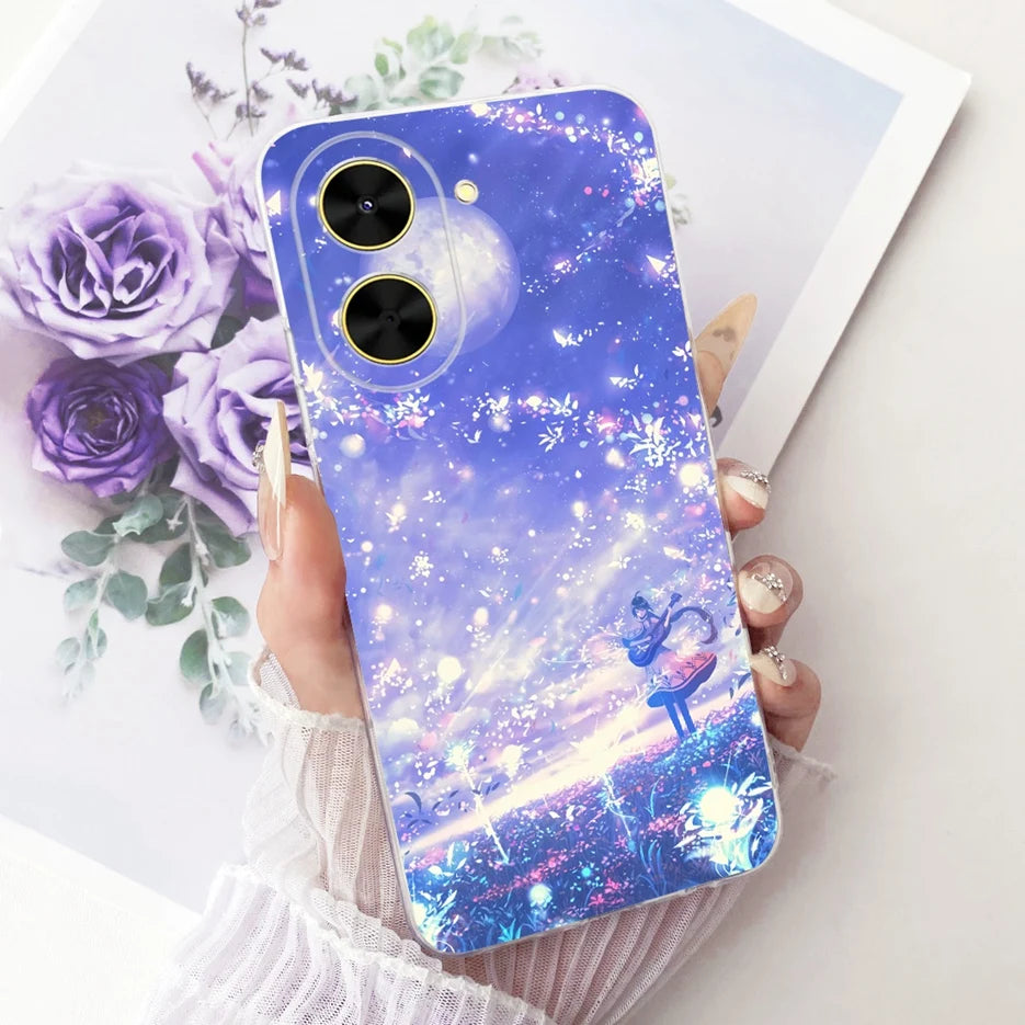Xiaomi Redmi A5 4G / Poco C71 Case – Butterfly Painted Soft Silicone Phone Cover