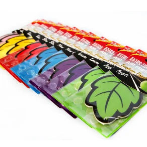 Natural Car Air Freshener Set – 6/3PCS Vanilla Scent Tea Paper Leaf Hanging Fragrance