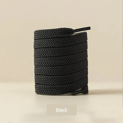 1Pair Fabric Flat Shoe laces Classic Shoelaces for Sneakers White Black Shoelace Quality Laces Shoes 100/120/140/160CM Strings